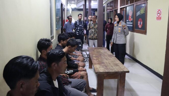 Polres Kendal Amankan Pelaku Tawuran