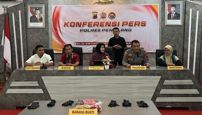 Konferensi pers Polres Pemalang