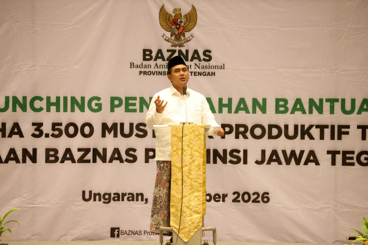 penyerahan bantuan modal produktif kepada mustahik Jateng