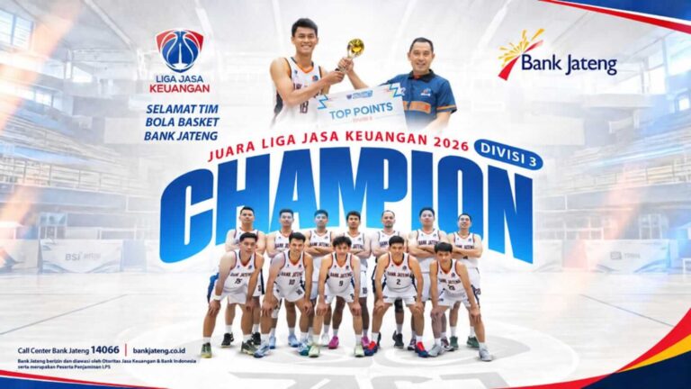 Bank Jateng Juara Liga Jasa Keuangan 2026