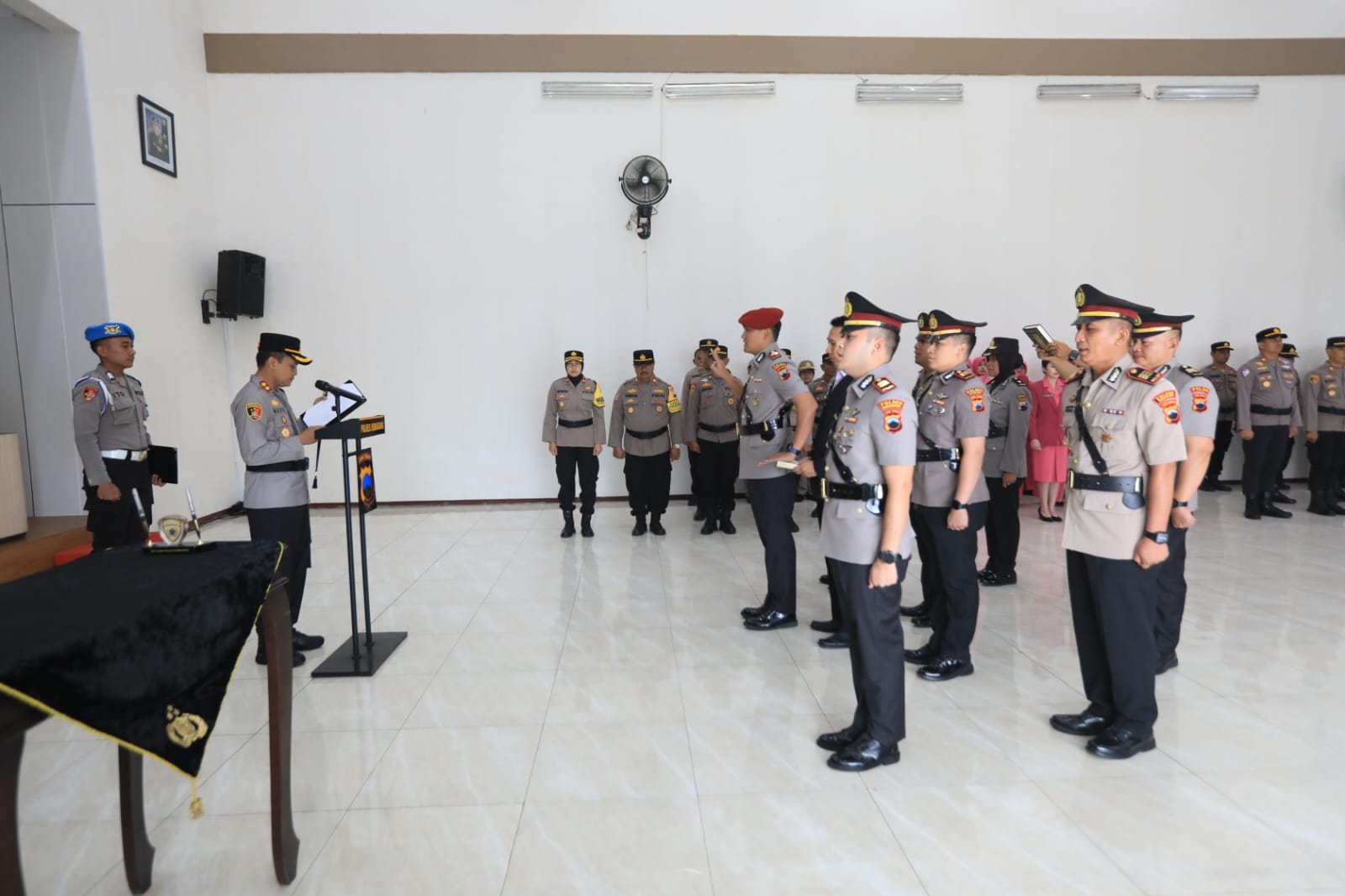 Sertijab Pejabat Strategis Polres Semarang