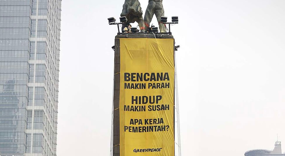 Aksi Greenpeace Indonesia