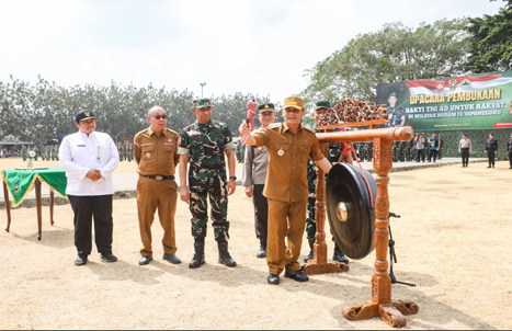 Buka Bakti TNI AD 2026, Gubernur Ahmad Luthfi Tekankan Semangat Collaborative Government