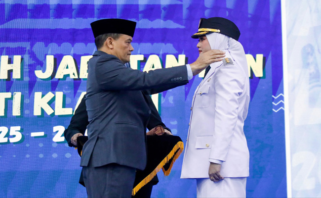 Gubernur Luthfi Lantik Wabup Klaten: Pengentasan Kemiskinan Harus Jadi Prioritas